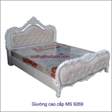 Giường ngủ cao cấp MS 9269 Giá 1m6 = 12.500.000