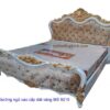 Giường ngủ cao cấp dát vàng MS 9219 Giá 1m8 = 22.000.000 giảm giá 10% còn = 19.800.000 - Hình ảnh 2