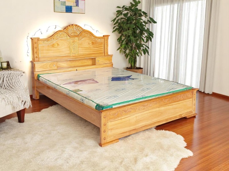 4 ưu điểm nổi bật của giường gỗ sồi được ưa chuộng hiện nay 2 Giường gỗ sồi