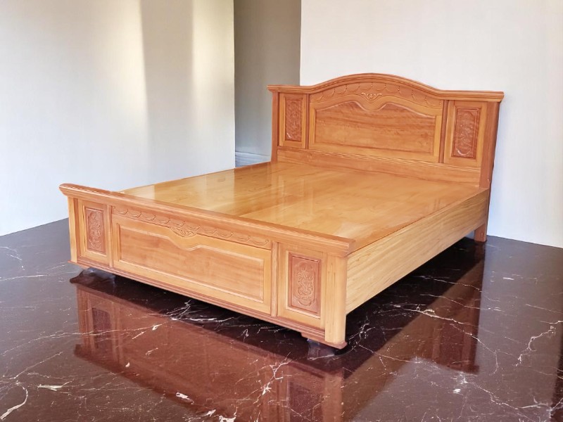 4 ưu điểm nổi bật của giường gỗ sồi được ưa chuộng hiện nay 1 Giường gỗ sồi