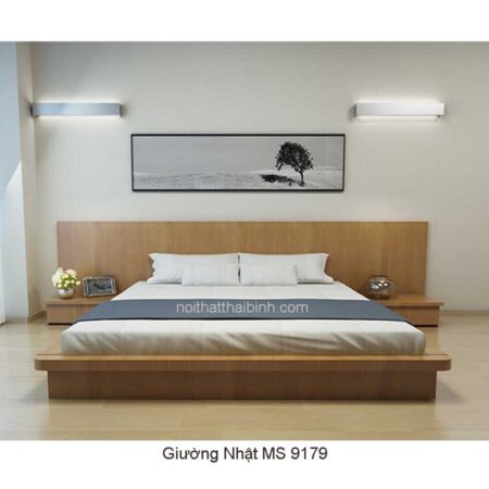 Giường Nhật MS 9179  Giá 1m8 = 9.500.000
