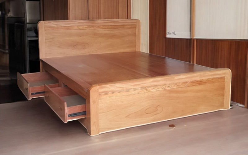 Mẫu giường gỗ đẹp tại quận 7 phù hợp mọi không gian