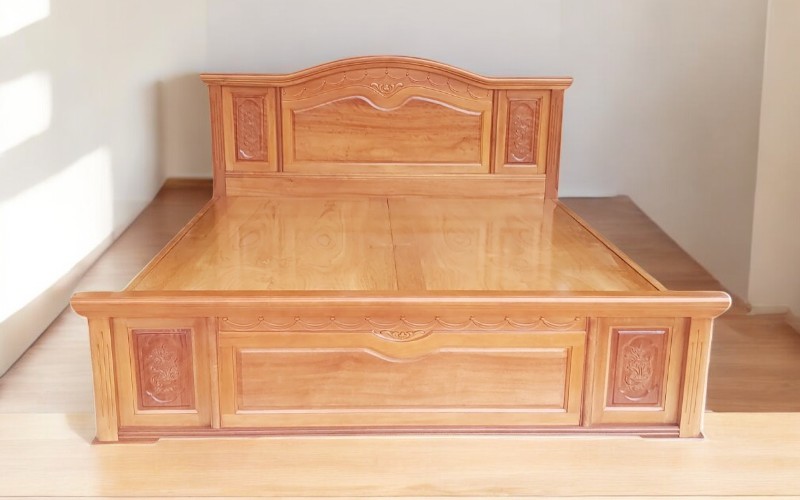 Giường gỗ sồi tại quận 7 đẹp chắc chắn bền bỉ
