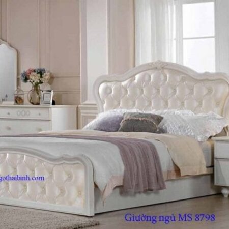 Giường ngủ MS 8798-Giá : 1m6 x 2m0 = 10.000.000 1m8 x 2m0 = 11.000.000