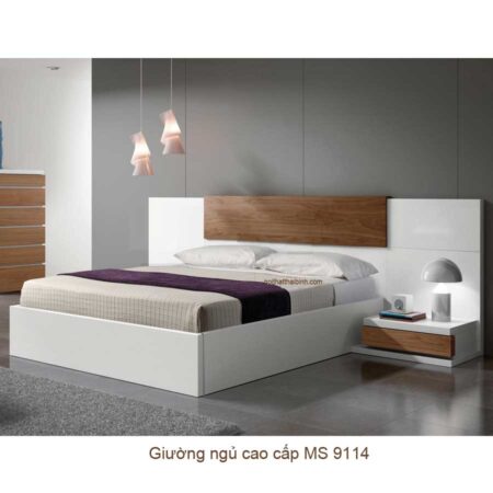 Giường Nhật MS 9114  Giá 1m8 = 9.500.000