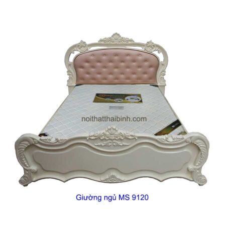 Giường ngủ cao cấp MS 9120  Giá 1m6 = 10.200.000