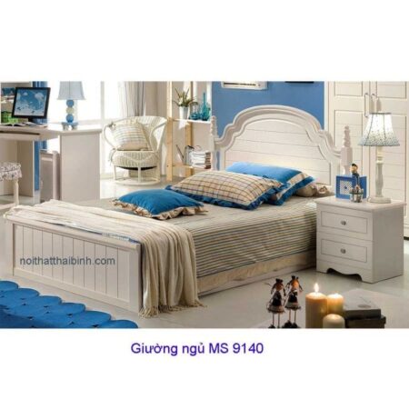 Giường ngủ cao cấp MS 9140  Giá 1m6  = 6.500.000