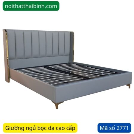 Giường ngủ bọc da cao cấp MS 2771