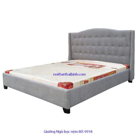 Giường ngủ bọc nệm cao cấp MS 9918 Giá bán = 11.900.000 đ