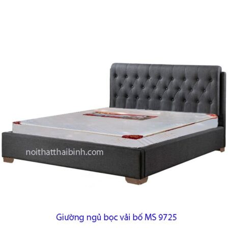 Giường ngủ bọc vải bố MS 9725 Giá 1m6 = 13.200.000