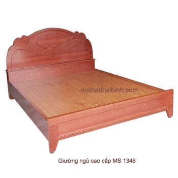 Giường ngủ 1m6 đẹp vạt tấm MS 1346 Giá bán= 5.500.000đ giảm còn= 4.500.000đ
