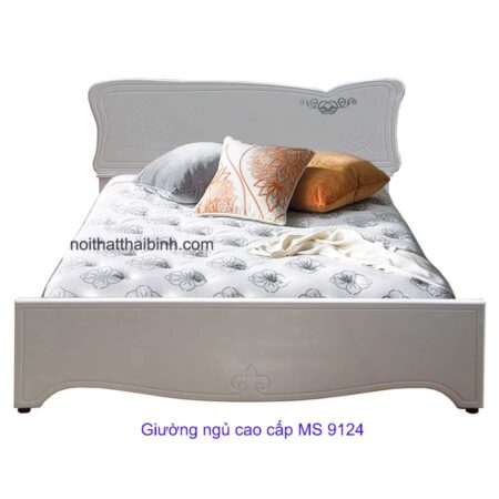 Giường ngủ cao cấp MS 9124  Giá 1m6 = 7.000.000
