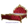 Giường cao cấp dát vàng  MS 9181  Giá 1m8 = 39.000.000 - Hình ảnh 2