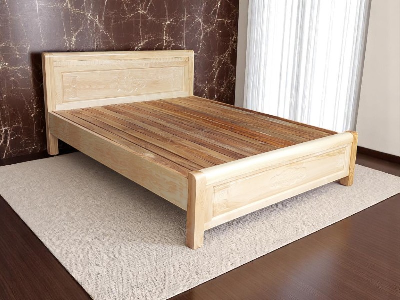 5 lý do nên chọn giường ngủ gỗ óc chó cho phòng ngủ hiện đại 4 Giường ngủ gỗ óc chó