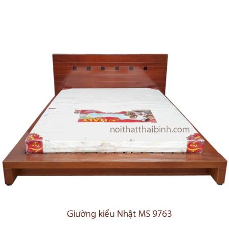 Giường ngủ kiểu Nhật MS 9763 Giá 1m6 = 5.500.000