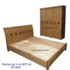 Giường ngủ tủ áo mdf sồi MS 8939 Giá : giường 1m6 = 3.800.000  Tủ 1m6 = 6.000.000 - Hình ảnh 2