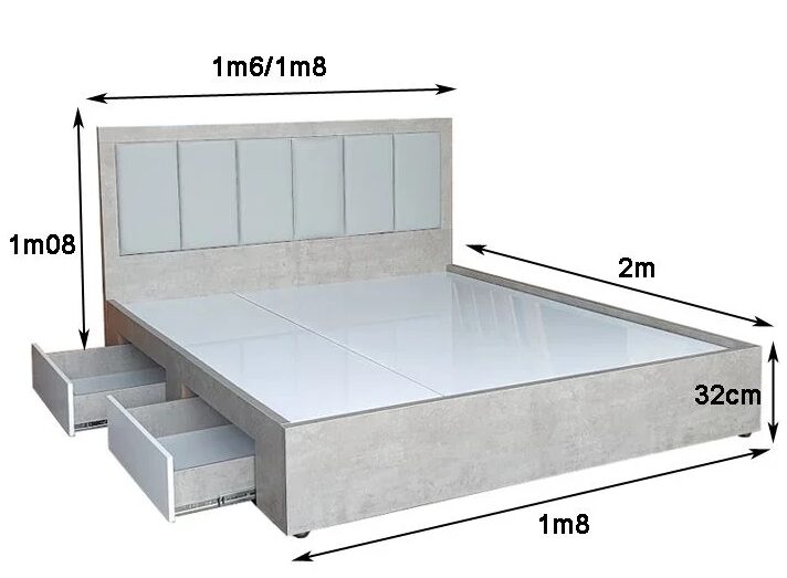 Thông Số Kỹ Thuật Chi Tiết Giường Ngăn Kéo Thông Số Kỹ Thuật Chi Tiết Giường Ngăn Kéo