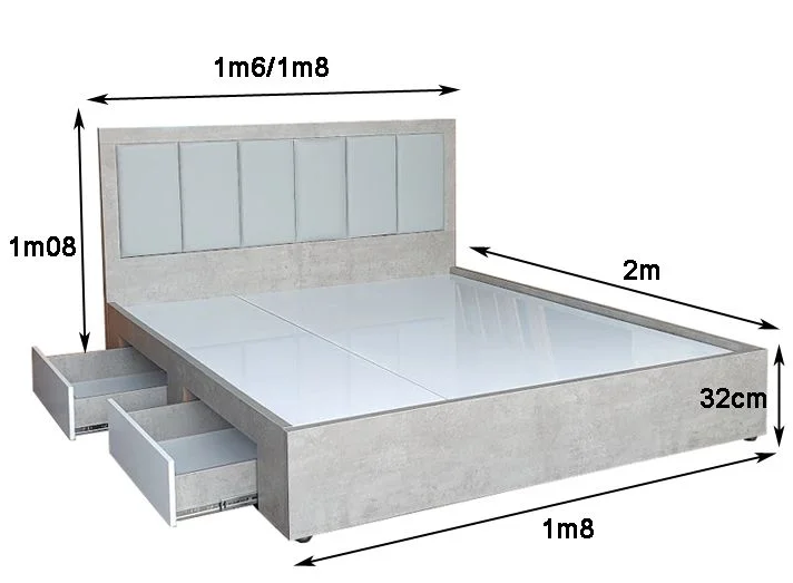 Thông Số Kỹ Thuật Chi Tiết Giường Ngăn Kéo