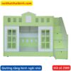 Giường tầng cho bé hình ngôi nhà MS 2589