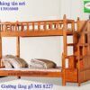 Giường tầng gỗ tự nhiên MS : 8227 Giá : 1m2 - 0m90 = 16.500.000