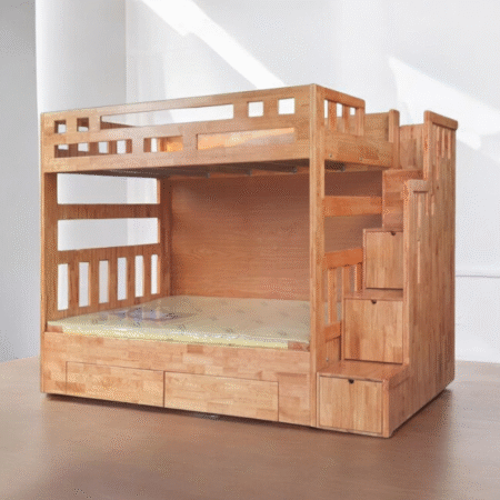 Giường tầng gỗ đẹp MS 2084