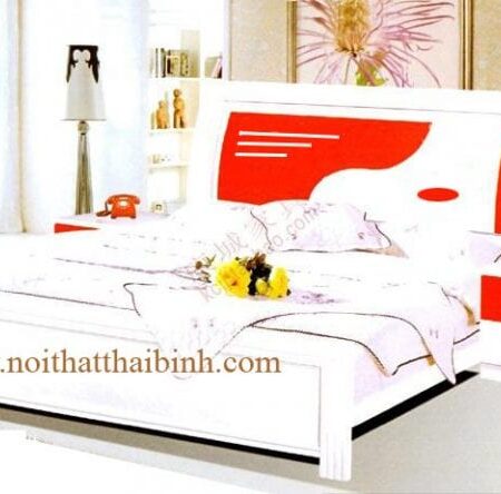 Giường sơn trắng MS : 3003  Giá : 4.800.000
