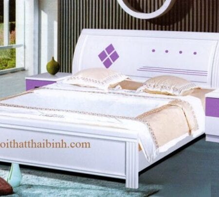 Giường sơn trắng MS : 3009  Giá : 4.500.000