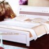 Giường sơn trắng MS : 3011  Giá : 4.700.000 - Hình ảnh 2