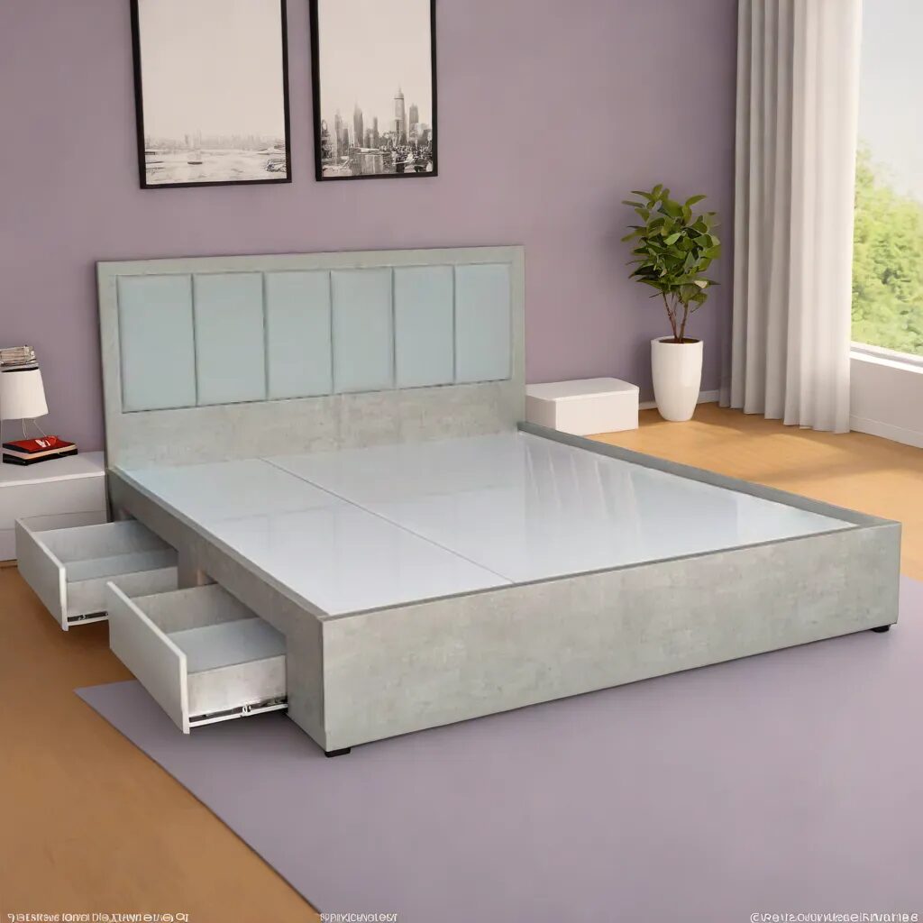 Giường ngủ có ngăn kéo MS 3020 4 Giường ngủ có ngăn kéo MS 3020 - Ảnh 4