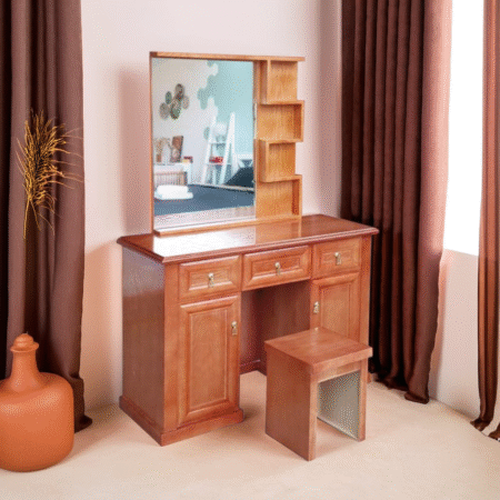 Bàn trang điểm gỗ gõ đỏ MS 2036