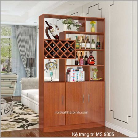 Kệ rượu trang trí MS 9305 Giá 1m6 = 7.000.000