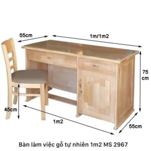 kich thuoc ban lam viec go tu nhien 1m2 2967 4