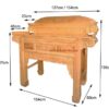 Bàn thờ gỗ gõ đỏ MS 1180 - Hình ảnh 2