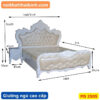 Giường ngủ tân cổ điển cao cấp MS 2505 - Hình ảnh 5