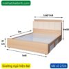 Giường ngủ hiện đại MS 2724 - Hình ảnh 3