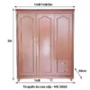 Tủ quần áo 1m6 MS 2858 - Hình ảnh 5