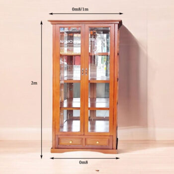 Tủ rượu gỗ sồi MS 3227 9 Tủ rượu gỗ sồi MS 3227