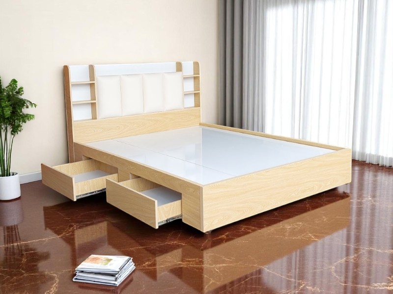 Mẫu giường gỗ đơn giản đẹp phù hợp với mọi không gian sống 5 Mẫu giường gỗ đơn giản đẹp