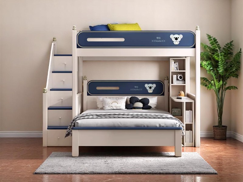 3 mẫu giường tầng gỗ thiết kế thông minh 1 Mẫu giường tầng gỗ thiết kế thông minh