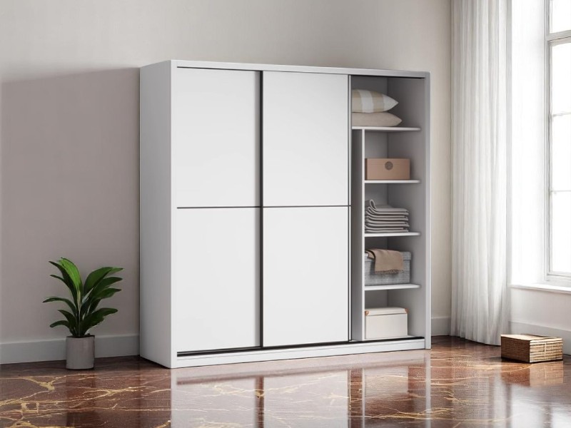 Mẫu tủ quần áo 3 buồng hiện đại đẹp tiện ích 4 Mẫu tủ quần áo 3 buồng hiện đại