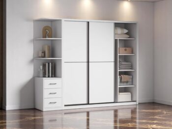Mẫu tủ quần áo 3 buồng hiện đại