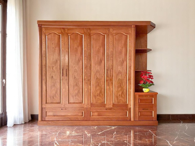 Mẫu tủ quần áo 3 buồng hiện đại đẹp tiện ích 2 Mẫu tủ quần áo 3 buồng hiện đại