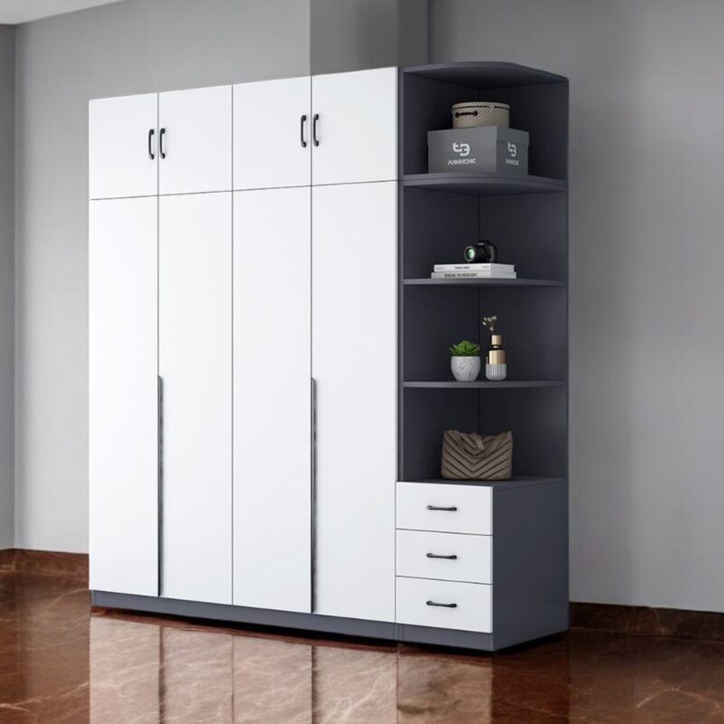 Mẫu tủ quần áo đẹp hiện đại MS 3207 1 Mẫu tủ quần áo đẹp hiện đại MS 3207