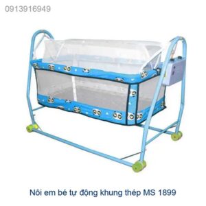 Nôi em bé tự động khung thép MS 1899