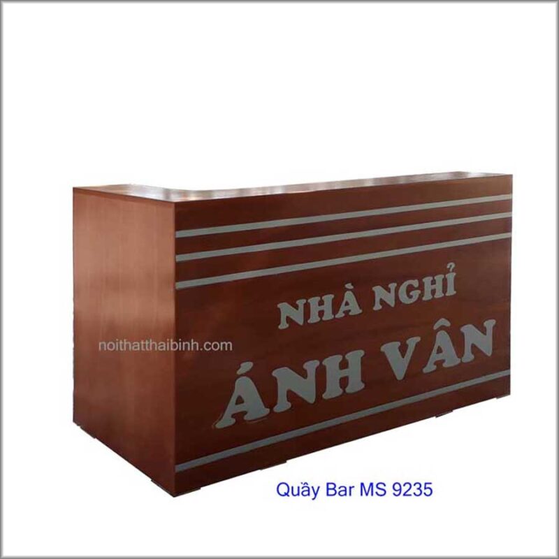Quầy tiếp tân MS 9235 Giá 1m8 = 7.000.000