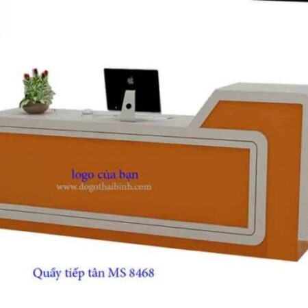 Quầy tiếp tân MS 8468 Size : dài 2m4 Giá = 12.000.000