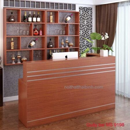Quầy bar MS 9188 Giá bộ quầy 2m0 + kệ treo 2m0 = 11.600.000