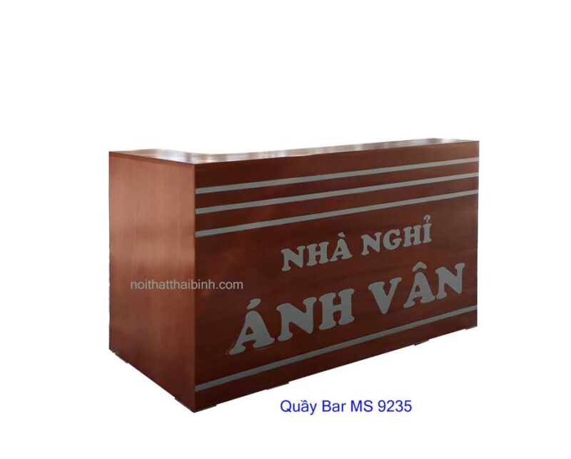 Quầy tiếp tân MS 9235 Giá 1m8 = 7.000.000 - Ảnh 2