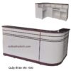 Quầy lễ tân bo góc đẹp MS 1030 Giá bán = 9.000.000 đ