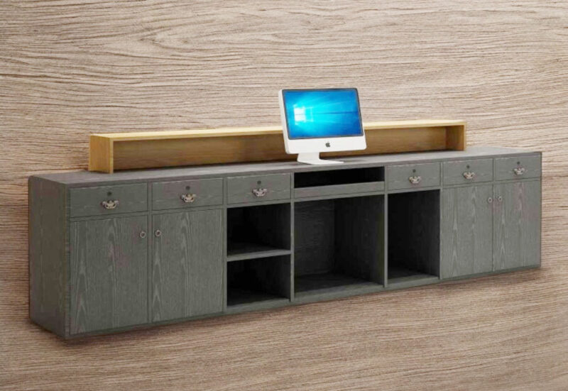 Quầy lễ tân khách sạn đẹp MS 3198 - Ảnh 6